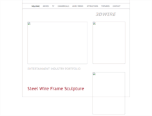 Tablet Screenshot of 3dwire.net