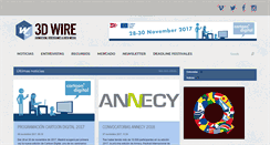 Desktop Screenshot of 3dwire.es